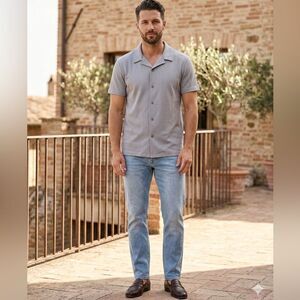Scott James England Men’s Light Blue Shirt Size M